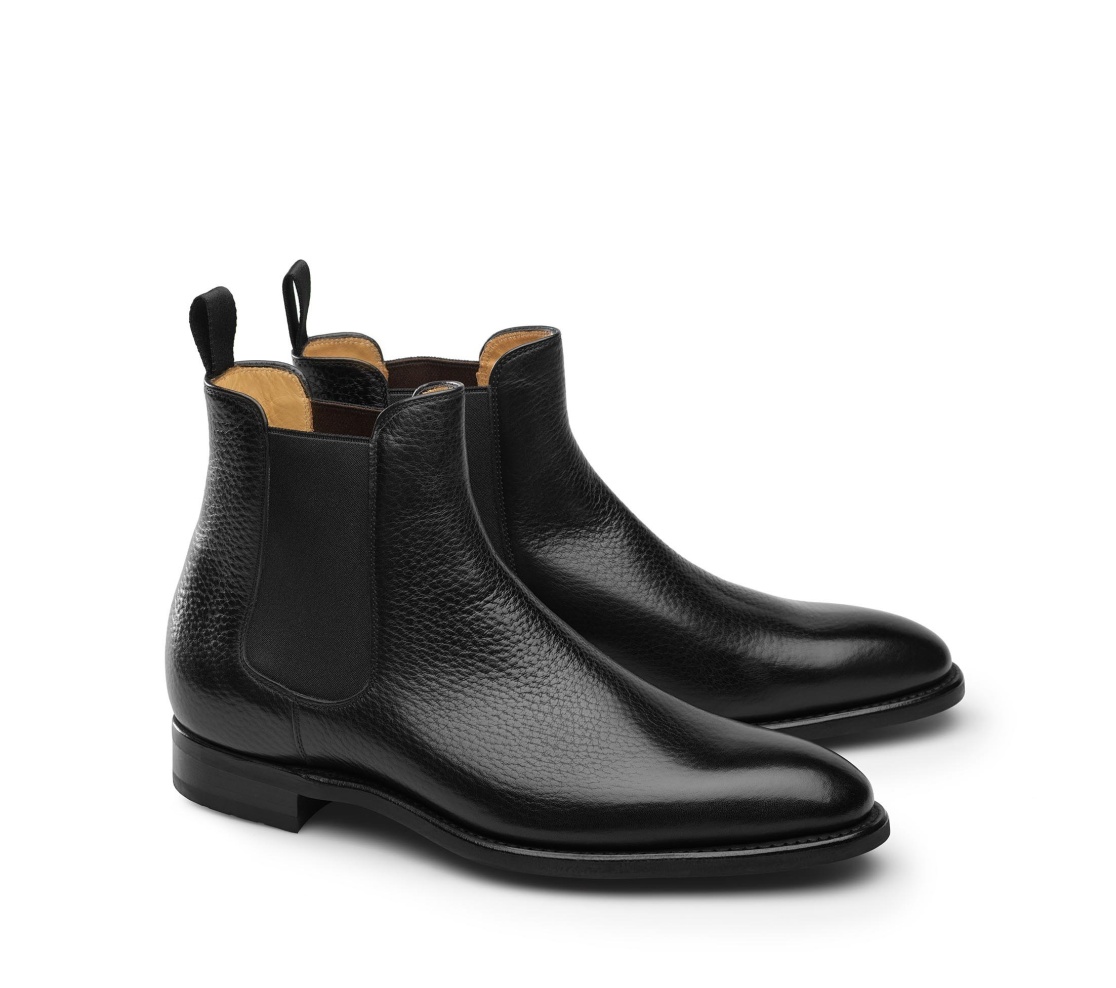 Bottes Chelsea - Jonathan Rustic 100 Black Bottes Chelsea - Jonathan Rustic 100 Black